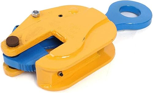 Vertical Plate Lifting Clamp 6600lbs 3T Lifting Clamp with Lock Hoist Hook Chain Industrial Steel Plate Clamp Sheet Metal Lifting Clamp Plate Lifting Clamp Handling Lifting Equipment - Poueer
