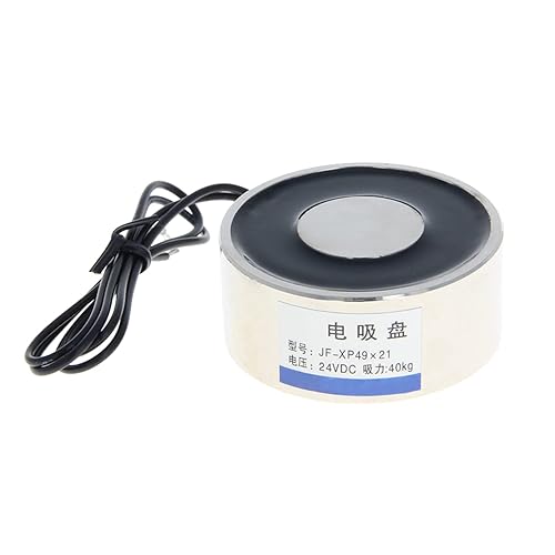 Heyiarbeit 12V DC 1500N Electric Lifting Magnet Electromagnet Solenoid Lift Holding 80mmx38mm - Poueer