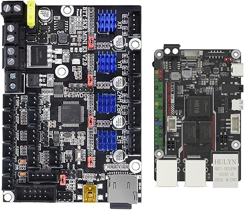 BIGTREETECH Upgrade Running Klipper for Ender-3/V2/Ender 3 Pro/Ender 5 3D Printer, SKR Mini E3 V2.0 Motherboard + BTT Pi V1.2 Contron Board - Poueer
