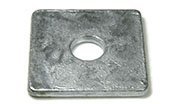 Square Washers Hot Dipped Galvanized - 5/8' (ID 11/16', OD 2', THK 0.187') - Qty-25 - Poueer