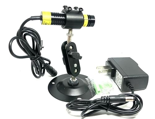 445nm 450nm -100 Dot/Line/Cross Blue Laser Diode Module Laser Swamp Pond Halloween Ghost House 16 * 68 (Line) - Poueer
