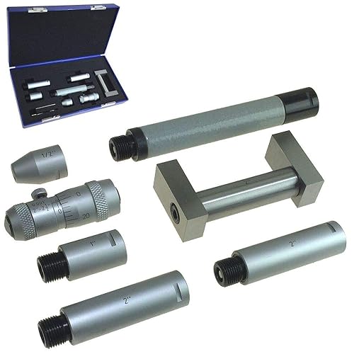 Anytime Tools Tubular Inside Micrometer 2-12' Internal Precision Set - Poueer