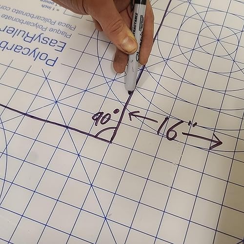 Polycarbonate Clear Plastic Sheet 48' X 96' X 0.030' (1/32', 4x8 ft), EasyRuler Film, Shatter Resistant, Easy to Cut, Bend, Mold Than Plexiglass. Window Panel, Industrial, Hobby, Home, DIY, Crafts - Poueer