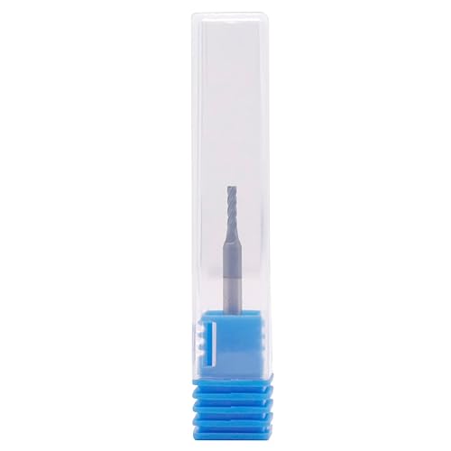 BestParts High Performance 5pcs 7/16' Solid Carbide Square End Mills, AlTiN Coated, 4 Flute, 30 Degree Helix, 7/16' Cutting Diameter, 7/16' Shank Diameter, 1' Length of Cut, 2-3/4' Overall Length - Poueer