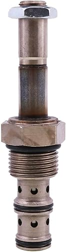 Hydraulic Solenoid Valve Cartridge AT139432 Compatible for John Deere 410D 710D 444H 554G 624H 744H 724J 690D 690ELC - Poueer