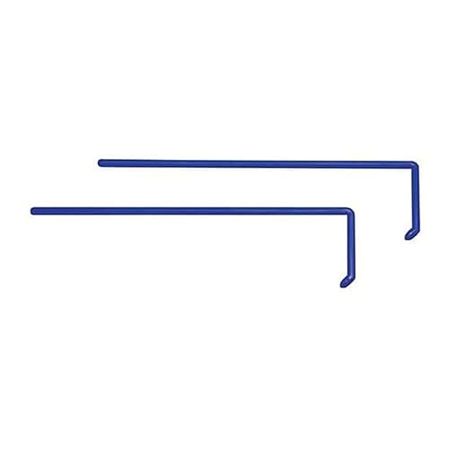 Argos C4050 Polypropylene Sterile Disposable Blue L-Shaped Cell Spreaders (Case of 500) - Poueer