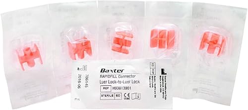 Baxter Healthcare H93813901 Rapid Fill Connectors (Pack of 50) - Poueer