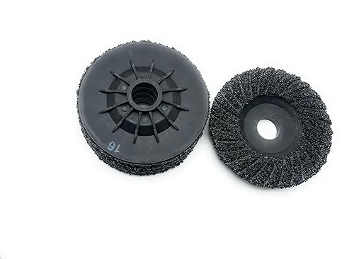SIGNI 5 Pack SiC Plastic Back Grinding Wheel for Granite/Marble/Concrete and Glasses (4.5 INCH, 8 GRIT) - Poueer