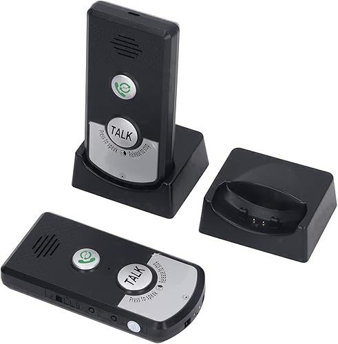 Tgoon Wireless Intercom Unit, Intercoms Wireless for Home, Power Saving 2 Way Call 2 Pcs Humanized Voice Intercom Long Range Intercom System for House - Poueer