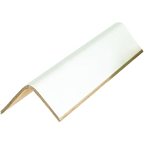 Tape Logic TLEP2272120BX Edge Protectors, Cased, 0.120', 2' x 2' x 72', White (Pack of 55) - Poueer