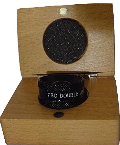 78D Double Aspheric Lens with Wooden Case - Poueer