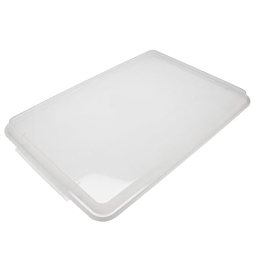 Thunder Group PLSP1826C Sheet Pan Cover, Full Size, 18' x 26', Polypropylene, Pack of 12 - Poueer
