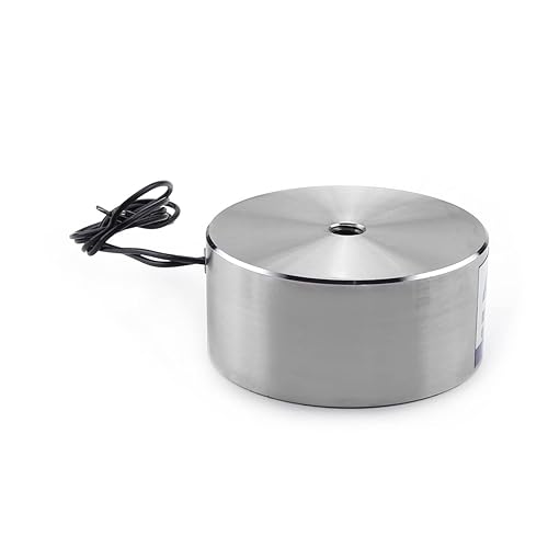 Heyiarbeit 12V DC 1500N Electric Lifting Magnet Electromagnet Solenoid Lift Holding 80mmx38mm - Poueer