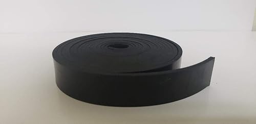 Neoprene Rubber Strip.250' (1/4') Thick x 6' Wide x 20' Long - Commercial Grade 65A, Smooth Finish, Solid Rubber, Perfect for Weather Stripping, Gasket, Costume & DIY Projects … - Poueer