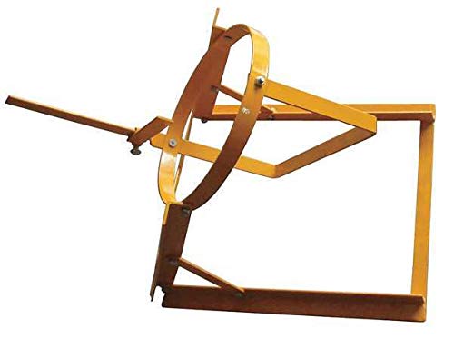 Can Tipper, 75 Lb Load Capacity, Steel, Manual, 22 9/32 in Overall Length, Drum Capacity 5 Gal,210416963 - Poueer