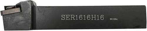 5/8' Lathe Threading Turning Tools with Threading Threading Indexable Turning Inserts (5/8' SER1616H16) - Poueer