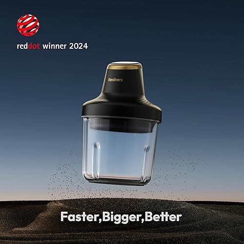 Resiners Resin Bubble Remover Airless Pro, 3 Min Remove 99.99% Bubbles, 99kPa Vacuum Chamber (20L/min), 3.2L Big Capacity for All Epoxy Resin,UV Resin,Silicone,Art Crafts,Jewelry Making (Patented) - Poueer