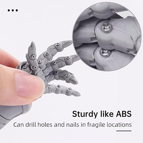 RESIONE Tough 3D Printer Resin, Not Brittle ABS Like Tough & Rigid 3D Resin for LCD 3D Printing UV 405nm (M58 Grey 1KG) - Poueer