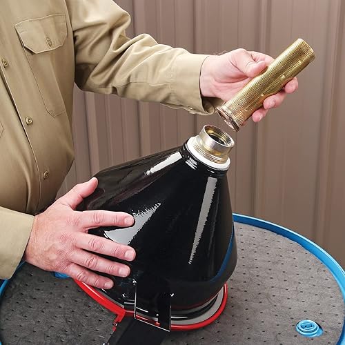 PIG Drum Funnel Flame Arrestor | For Steel Drum Funnels | Brass | DRM617 - Poueer