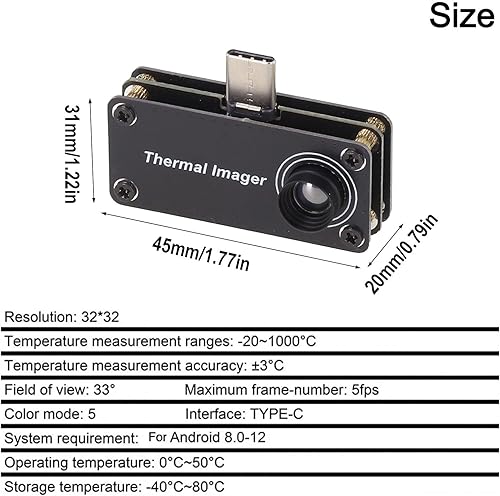 High Resolution Thermal Imaging Camera For An-droid Compatible Infrared Camera, High Resolution Thermal Imaging Device - Poueer