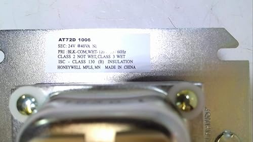 Honeywell AT72-D1006 Transformer Plate Mount Primary Box Mount, 24V, 4' x 4' - Poueer