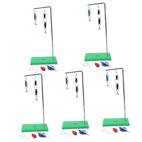 5 Sets Pulley Block Physics Lab Science Kits Energy Science Kits Science Education Kits Pulley System Teaching Tools for Physical Mechanics Physics Tool Physics Kit Abs - Poueer
