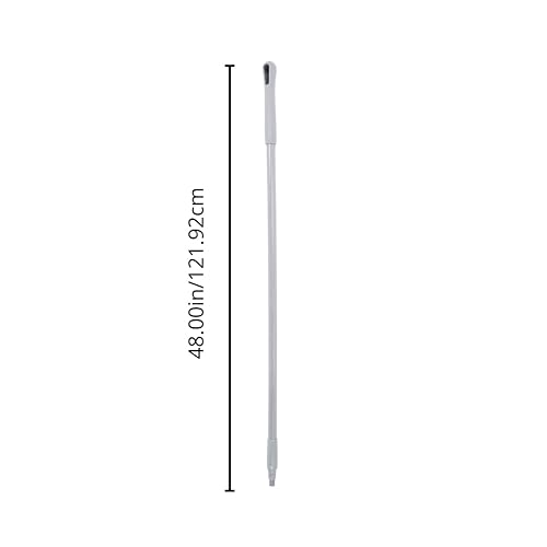 SPARTA 41225EC25 Fiberglass Broom Handle, Mop Handle, Replacement Handle With Acme Threaded Tip For Commercial Cleaning, 48 Inches, Tan, (Pack of 12) - Poueer