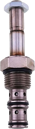 Hydraulic Solenoid Valve Cartridge AT139432 Compatible for John Deere 410D 710D 444H 554G 624H 744H 724J 690D 690ELC - Poueer
