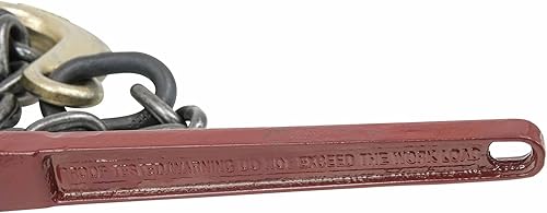 Mytee Products (2 Pack) Ratchet Pro Binder w/ 3/8' Grab & 1/2' Sling Hook, & 2' G8 Chain & 1/2' Sling Hook, 7100 WLL - Poueer
