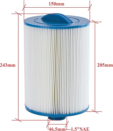 Malaka 2-pack 210402 Filter compatible with PWW50P3 6CH-940 FC-0359 (PWW50P3 SAE thread ) Coarse thread filter cartridge - Poueer