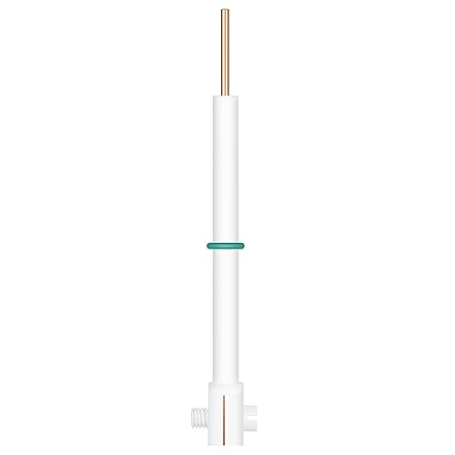 stonylab PTFE Platinum Electrode Holder, Multi-Purpose Replaceable Electrode Holder Clip with 10 * 10 mm Platinum Sheet and PTFE Body - Poueer