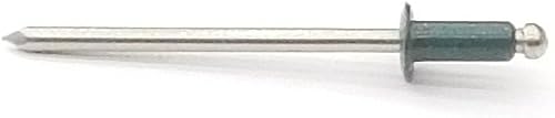 EAGLE 1: Stainless steel Rivets 1/8' x 1/4' (#43) (250, Light Stone) - Poueer
