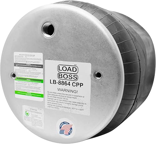 Load Boss LB8864 Air Spring Replaces Peterbilt 03-08716 & KW Low Air Leaf C81-1011 - Poueer