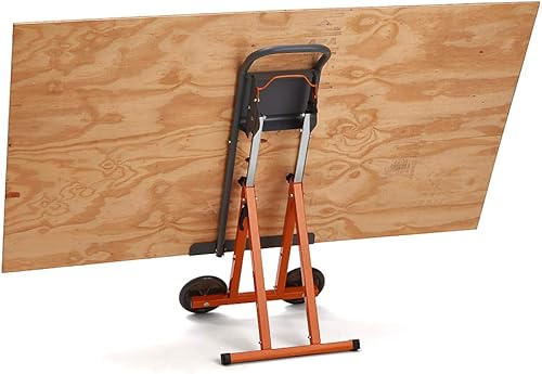 BORA Next Gen Panel Carrier, Panel Dolly and Table Saw Feed Stand That Adjusts from 28” to 38” H, PM-1850 - Poueer
