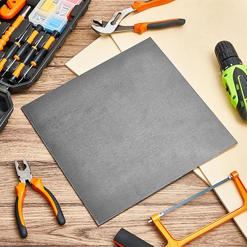 Therwen 1 Pcs 3/16 x 12' x 12' Steel Plate A36 Steel Sheet Plate Flat Metal Plate for Cutting Industrial Use - Poueer