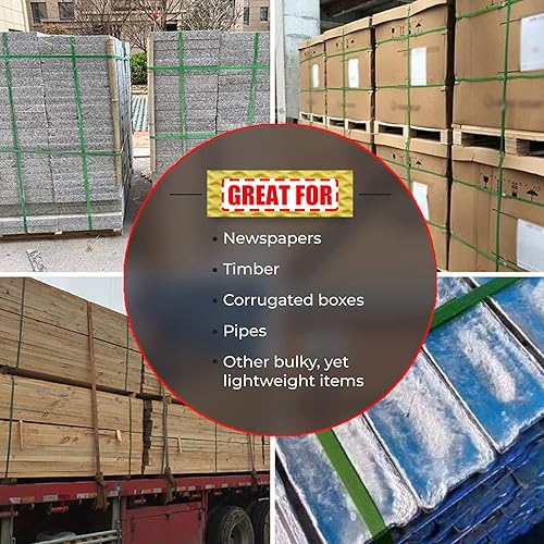 Poly Strapping 1/2inch x 660ft, 100pcs Snap-On Seals, Tensioner Sealer Tools,Havey Duty Pallet Strapping Kit - Poueer