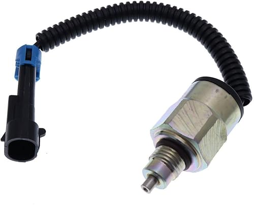 12V Spool Lockout Solenoid Valve 87445987 Compatible with New Holland L180 L185 L190 LS180.B LS185.B LS190.B C185 C190 Case Skid Steer Loaders 410 420 430 435 440 445 465 - Poueer