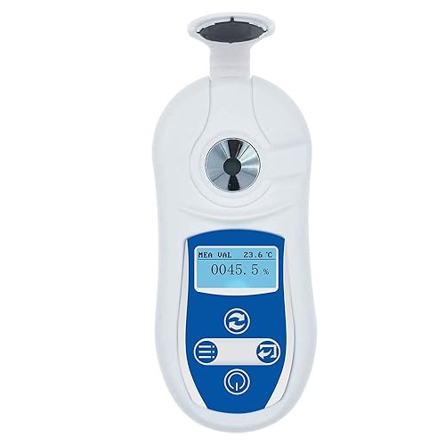 PAL-102 Digital Brix Meter Refractometer Range 0~53 percent Resolution 0.1 percent - Poueer
