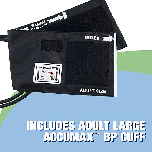 Graham-Field 223B Labtron Mobile Blood Pressure Monitor with Rolling Stand, Aneroid Sphygmomanometer, BP Cuff & Wheels - Poueer