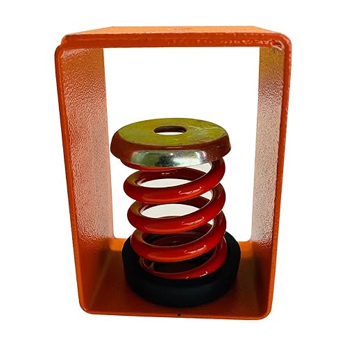 Spring Hanger Vibration Isolator, Load 132lbs and 1' Deflection (Green, Pack of 4) - Poueer