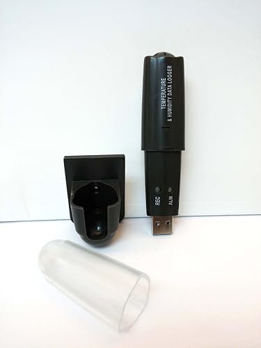 TH0160, USB Temperature & Humidity Data Logger Dewpoint Show, PC Software supports up to Win 10, Thermoemter/Hygrometer (No batteries included) - Poueer
