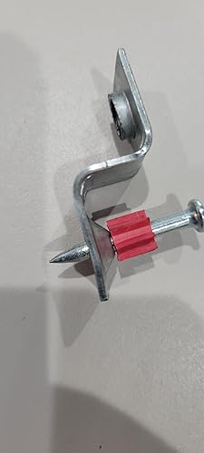 Ramset 3/8' Threaded Rod Hanger w/Premium PowerPoint Pin Box of 100 - Poueer