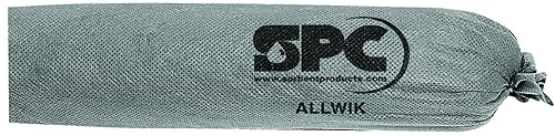 Brady AW412 3'' x 4' Multi-Purpose Spill Containment Absorbent Soc - 12 ct', gray - Poueer