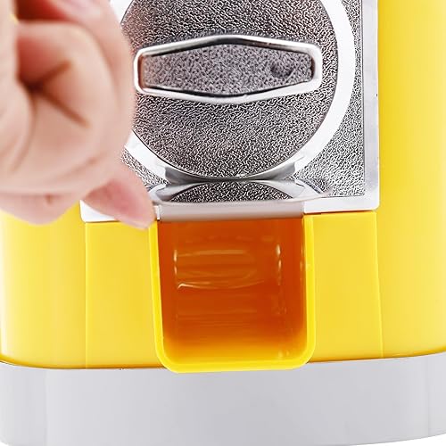 Capsule Vending Machine Candy Machine Dispenser for Business Toy Vending Machine Dispenser Lockable Candy Gumball Dispenser Machine Prize Machine Twister Ball Dispenser (White) - Poueer