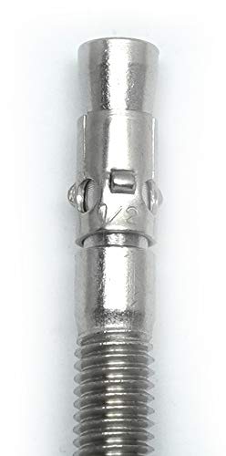 CONFAST 5/8' x 8-1/2' 316 Stainless Steel Wedge Anchor (5 per Box) - Poueer