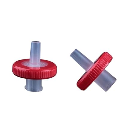 Laboratory Regenerated Cellulose RC microporous Needle Filter Made of 100/PK Regenerated Cellulose with a Diameter of 13/25mm Syringe filte(25mm 0.45um) - Poueer