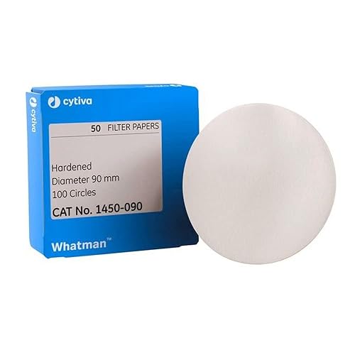 Whatman 1450-042 Quantitative Filter Paper Circles, 2.7 Micron, Grade 50, 42.5mm Diameter (Pack of 100) - Poueer