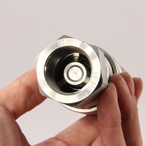 1/2'' NPT Flat Face Hydraulic Quick Connect Coupling Set Skid Steer Loader Quick Disconnect Coupler with Dust Caps ISO12.5 - Poueer