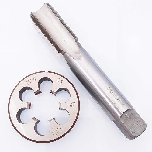 HSS M25 x 1.5mm Tap and M25 x 1.5mm Die Metric Thread Right Hand - Poueer