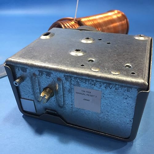SIEMENS INDUSTRY 134-1504 Powers Controls, Manual Reset, Thermostat, Range / 15-55 Degree F / -9-13 Degree C, Low Temperature Detection, Cutout Alarm - Poueer